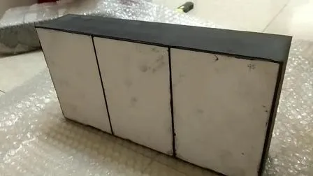 Revestimento cerâmico de borracha de alumina para proteção contra impactos